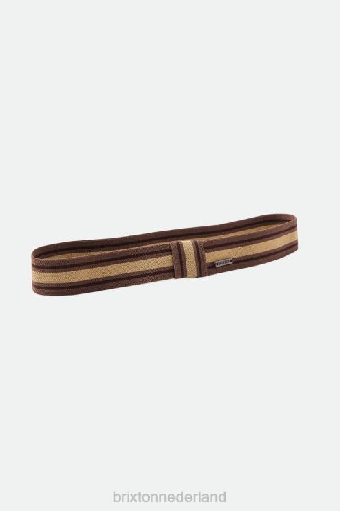 accessoires bruin/bruin Brixton 0ZD0J357 uniseks goede rekbare hoedenband gedaan