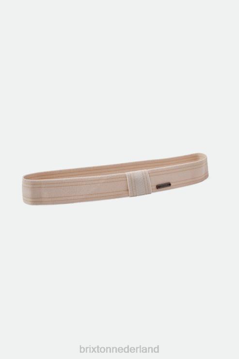 accessoires gebroken wit/goud Brixton 0ZD0J355 uniseks goede rekbare hoedenband gedaan