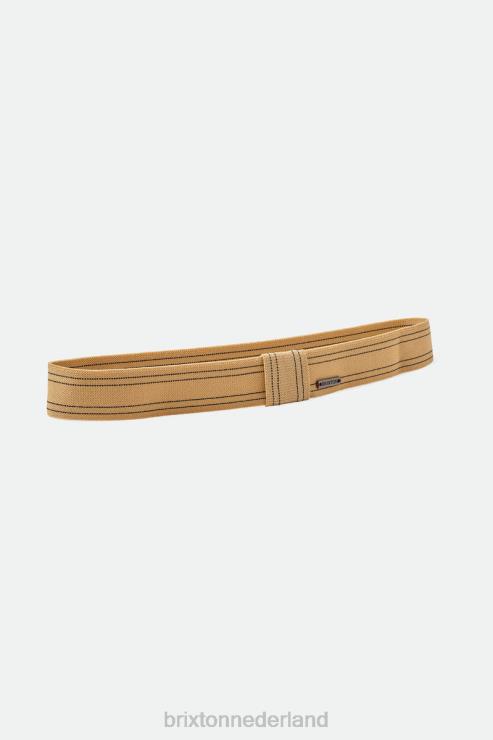 accessoires goud/zwart Brixton 0ZD0J356 uniseks goede rekbare hoedenband gedaan