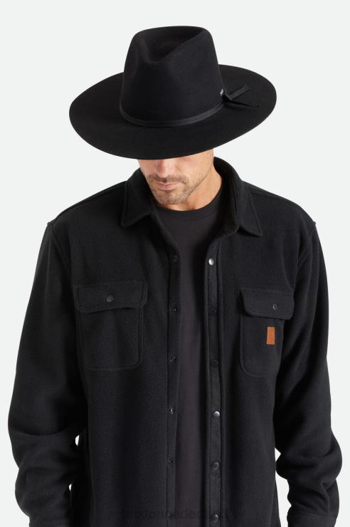 accessoires zwart Brixton 0ZD0J205 uniseks Cohen cowboyhoed