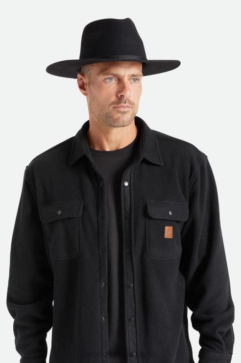 accessoires zwart Brixton 0ZD0J205 uniseks Cohen cowboyhoed