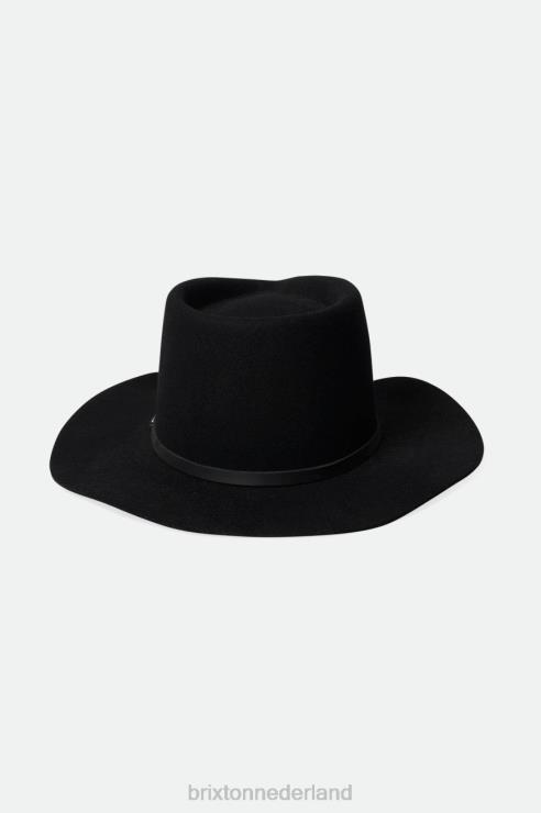 accessoires zwart Brixton 0ZD0J206 uniseks whisky rivier cowboyhoed
