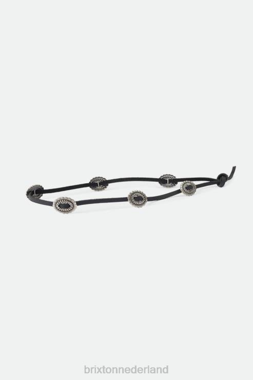accessoires zwart Brixton 0ZD0J362 uniseks verstelbare westerse hoedenband