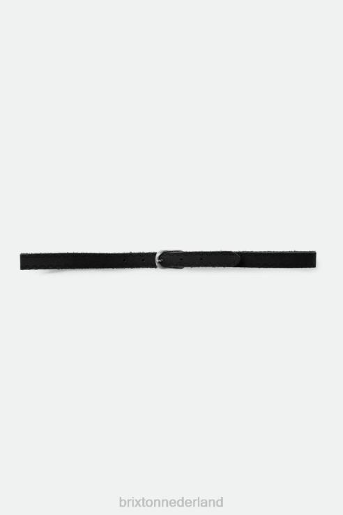 accessoires zwart Brixton 0ZD0J365 uniseks verstelbare hoedenband met gesp