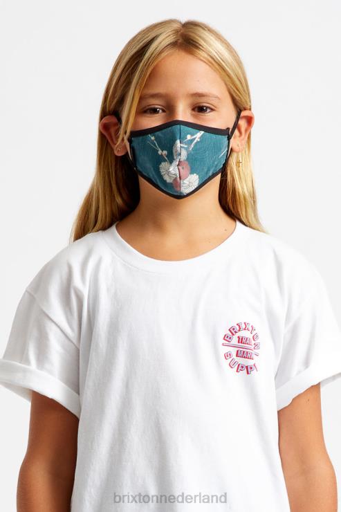 accessoires bloemen Brixton 0ZD0J409 uniseks antimicrobieel gezichtsmasker voor jongeren