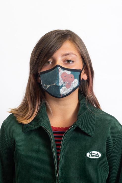 accessoires bloemen Brixton 0ZD0J409 uniseks antimicrobieel gezichtsmasker voor jongeren