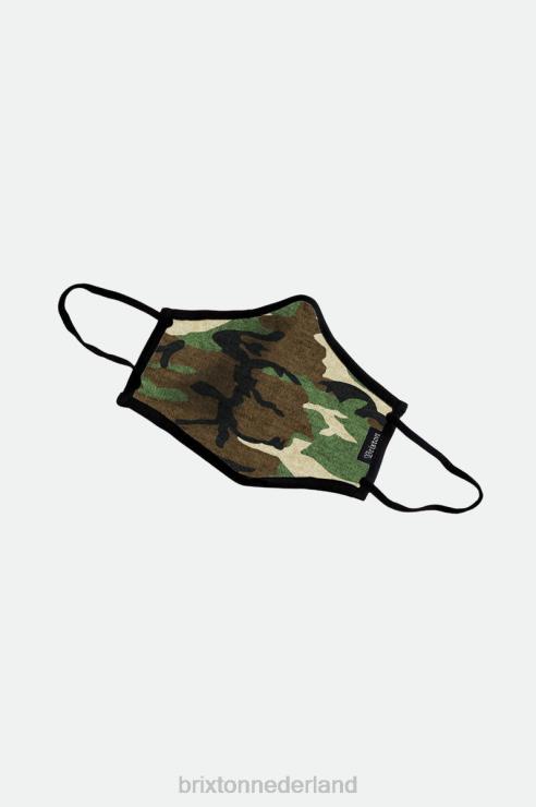 accessoires camouflage Brixton 0ZD0J388 uniseks antimicrobieel 4-way stretch gezichtsmasker