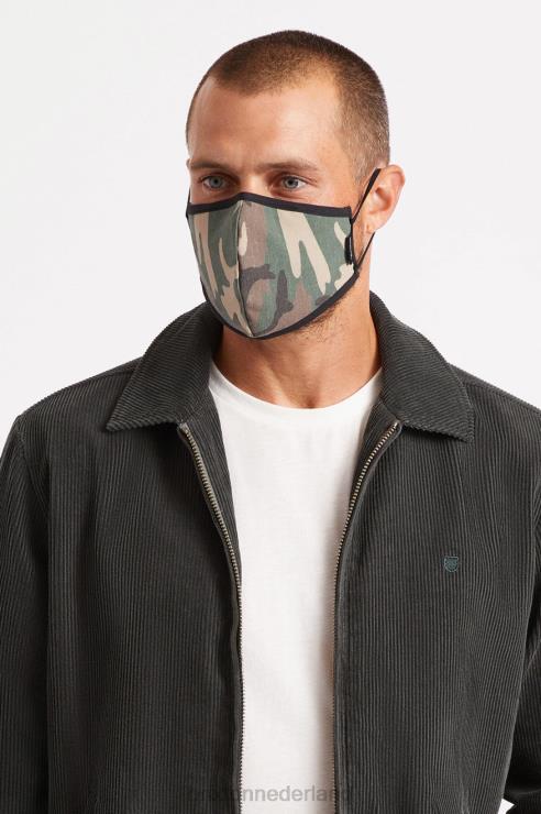 accessoires camouflage Brixton 0ZD0J388 uniseks antimicrobieel 4-way stretch gezichtsmasker
