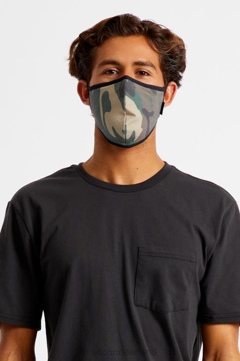 accessoires camouflage Brixton 0ZD0J388 uniseks antimicrobieel 4-way stretch gezichtsmasker