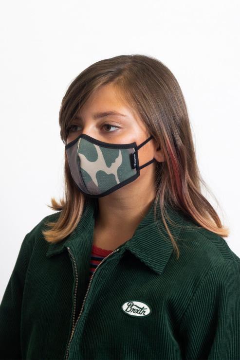 accessoires camouflage Brixton 0ZD0J410 uniseks antimicrobieel gezichtsmasker voor jongeren
