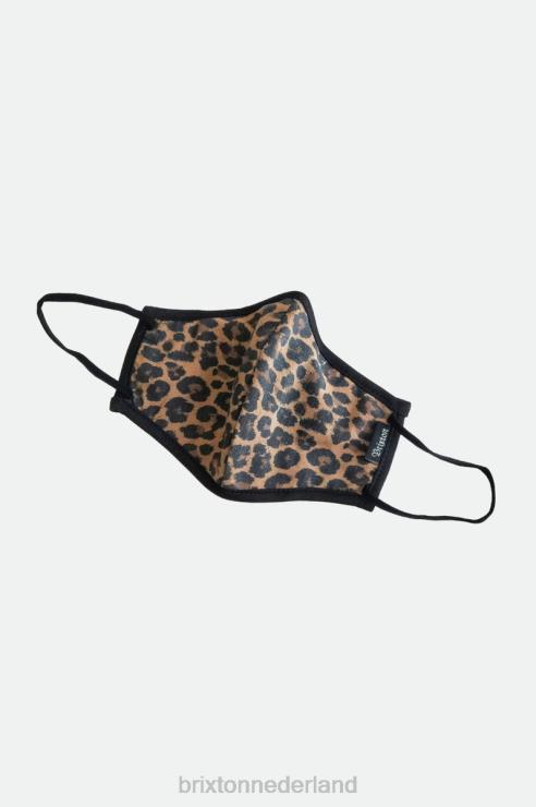 accessoires luipaard Brixton 0ZD0J391 uniseks antimicrobieel 4-way stretch gezichtsmasker