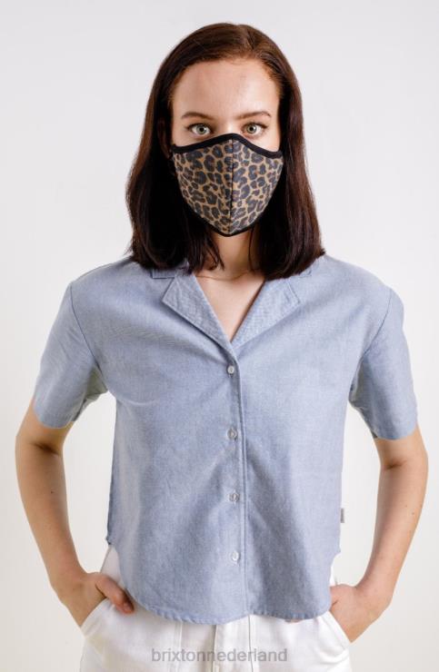 accessoires luipaard Brixton 0ZD0J391 uniseks antimicrobieel 4-way stretch gezichtsmasker