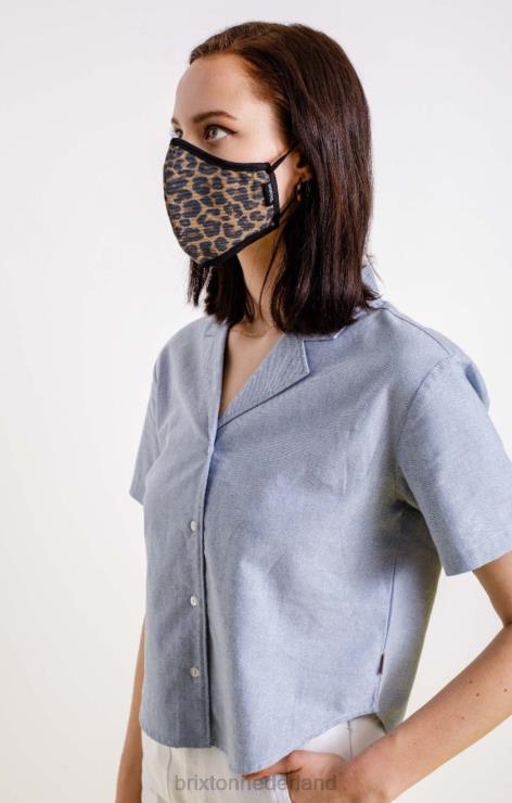 accessoires luipaard Brixton 0ZD0J391 uniseks antimicrobieel 4-way stretch gezichtsmasker
