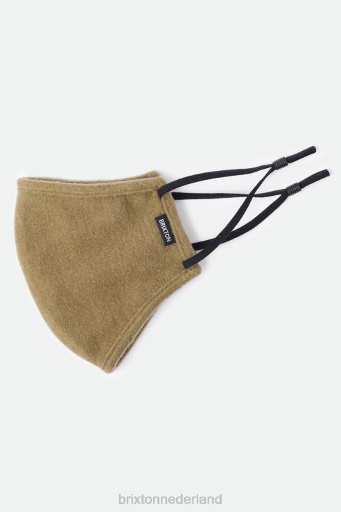 accessoires militaire olijf Brixton 0ZD0J394 uniseks arctisch fleece gezichtsmasker