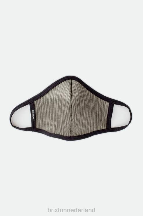 accessoires olijf visgraat Brixton 0ZD0J399 uniseks omkeerbaar gezichtsmasker