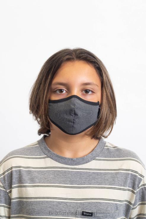 accessoires zwarte visgraat Brixton 0ZD0J408 uniseks antimicrobieel gezichtsmasker voor jongeren
