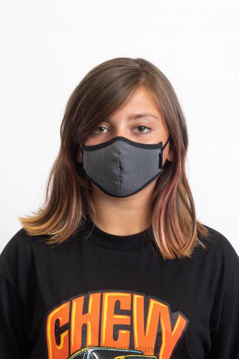 accessoires zwarte visgraat Brixton 0ZD0J408 uniseks antimicrobieel gezichtsmasker voor jongeren
