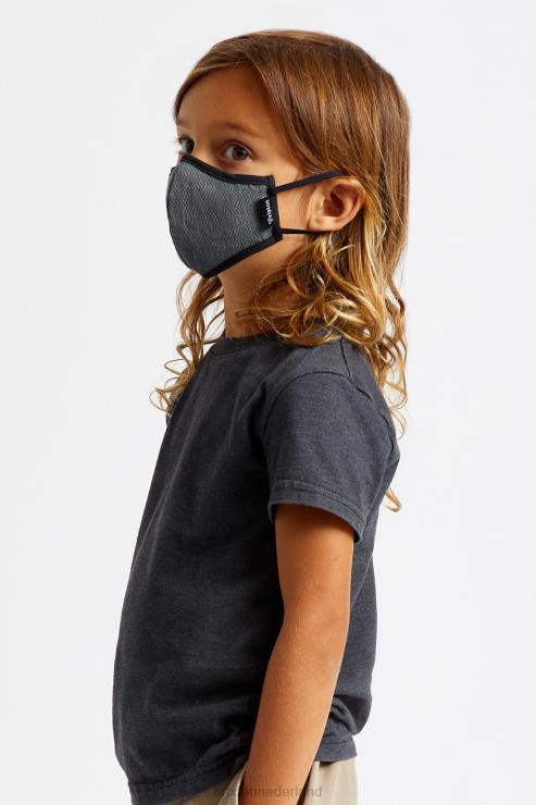 accessoires zwarte visgraat Brixton 0ZD0J408 uniseks antimicrobieel gezichtsmasker voor jongeren