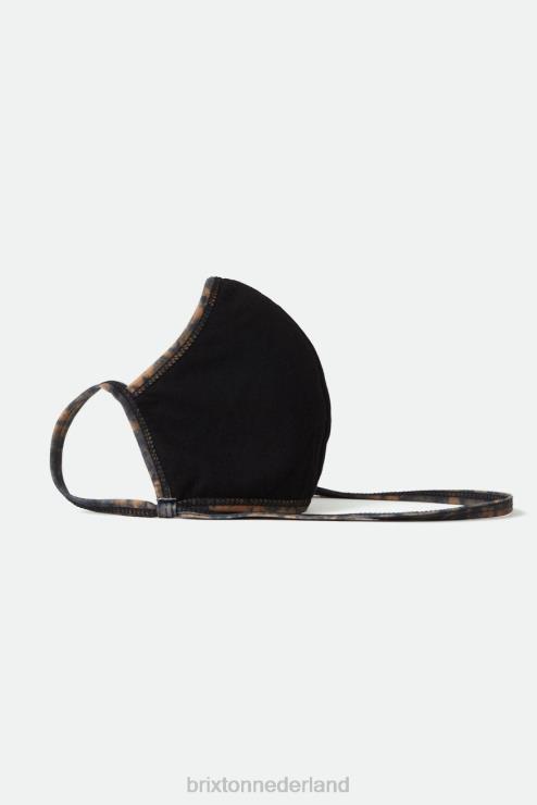 accessoires zwarte zonnewas Brixton 0ZD0J381 uniseks alles gezichtsmasker