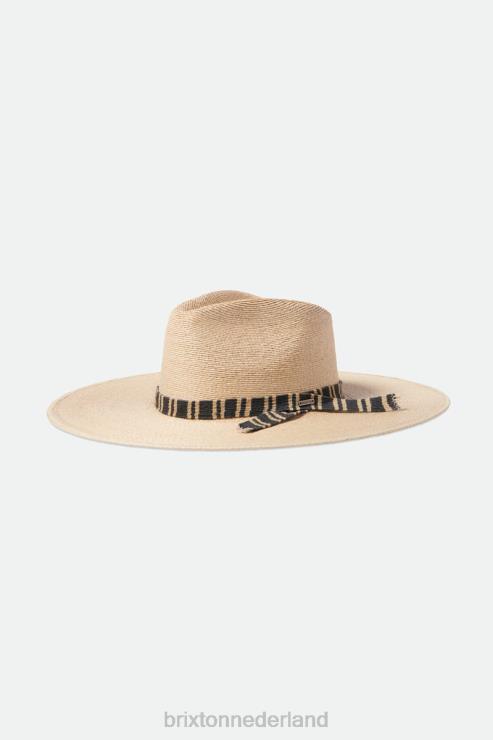 accessoires natuurlijk Brixton 0ZD0J519 vrouwen leigh stro gleufhoed