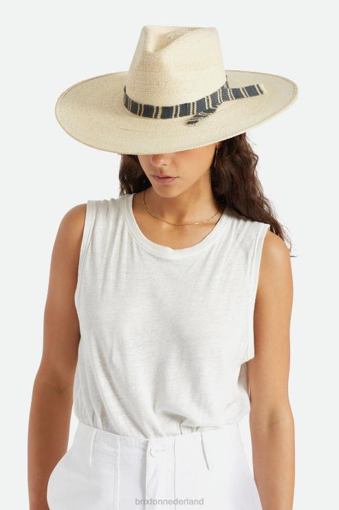 accessoires natuurlijk Brixton 0ZD0J519 vrouwen leigh stro gleufhoed