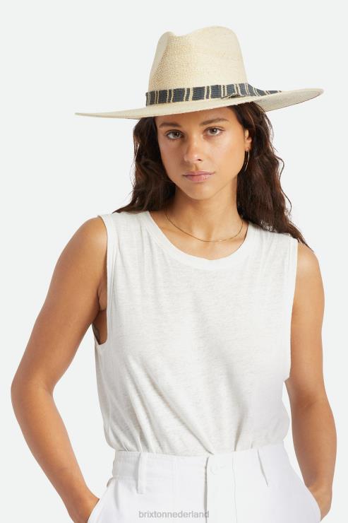accessoires natuurlijk Brixton 0ZD0J519 vrouwen leigh stro gleufhoed