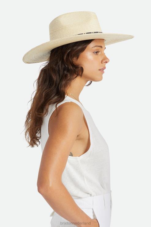 accessoires natuurlijk Brixton 0ZD0J519 vrouwen leigh stro gleufhoed
