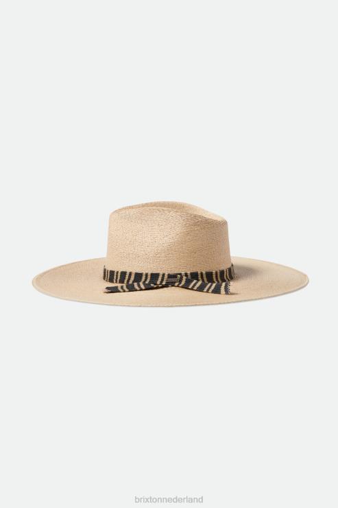 accessoires natuurlijk Brixton 0ZD0J519 vrouwen leigh stro gleufhoed