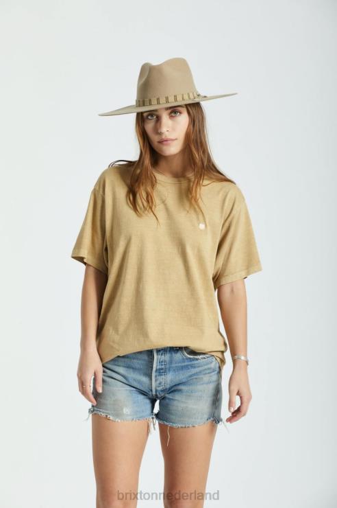 accessoires zand Brixton 0ZD0J531 vrouwen leigh vilten gleufhoed