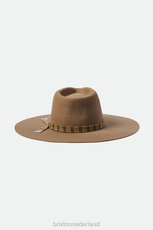 accessoires zand Brixton 0ZD0J531 vrouwen leigh vilten gleufhoed