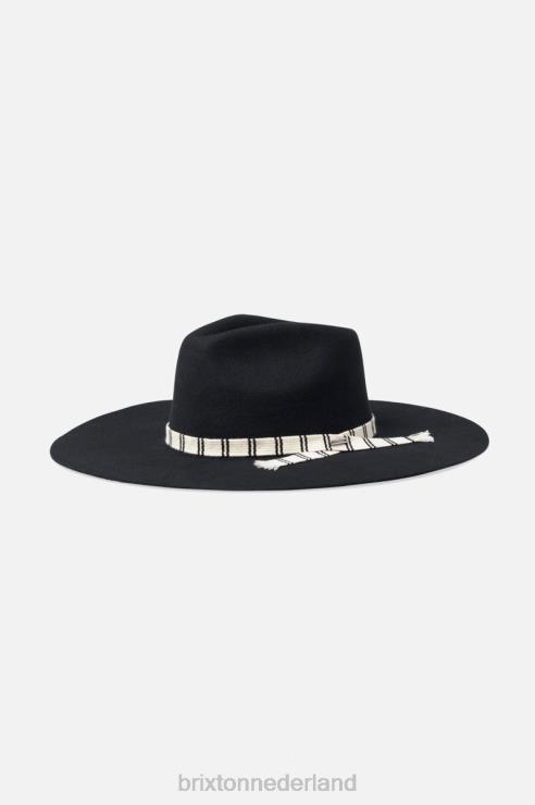 accessoires zwart Brixton 0ZD0J528 vrouwen leigh vilten gleufhoed