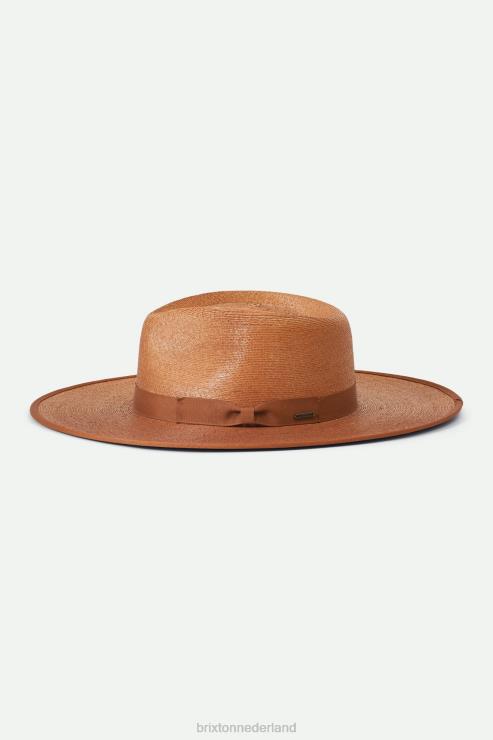 accessoires Roest Brixton 0ZD0J509 vrouwen jo strooien rancher hoed