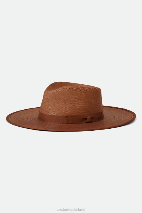 accessoires Roest Brixton 0ZD0J509 vrouwen jo strooien rancher hoed
