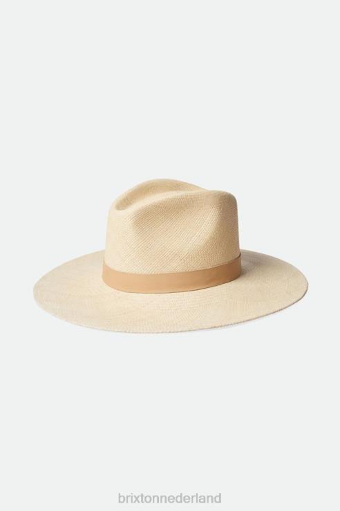 accessoires catalina zand Brixton 0ZD0J498 vrouwen harper hoed van panama stro