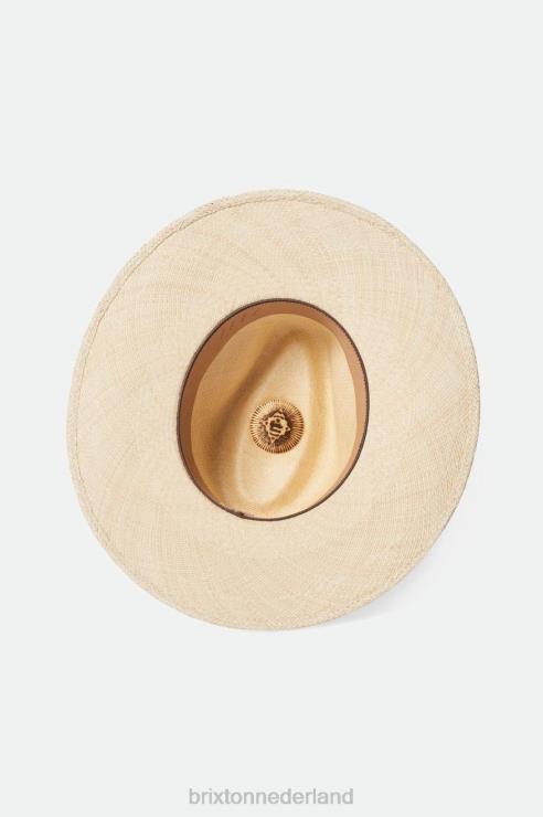 accessoires catalina zand Brixton 0ZD0J498 vrouwen harper hoed van panama stro