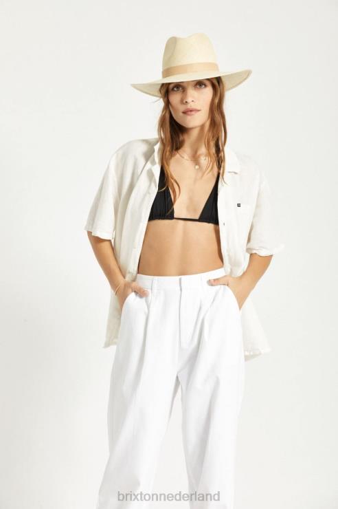 accessoires catalina zand Brixton 0ZD0J498 vrouwen harper hoed van panama stro