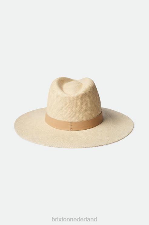 accessoires catalina zand Brixton 0ZD0J498 vrouwen harper hoed van panama stro