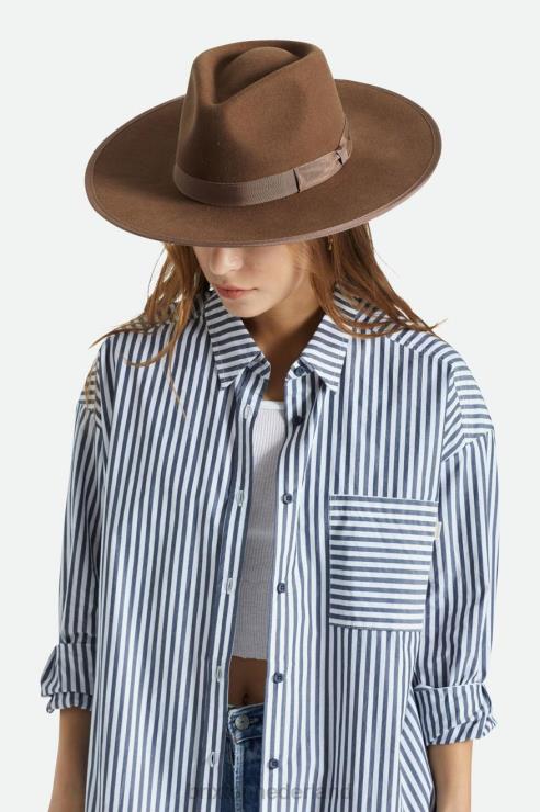 accessoires donkere tint Brixton 0ZD0J529 vrouwen jo rancher hoed