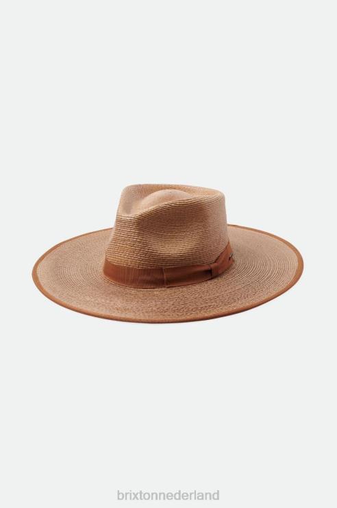 accessoires koffie/bruin gewone tripilla Brixton 0ZD0J520 vrouwen jo strohoed gelimiteerd