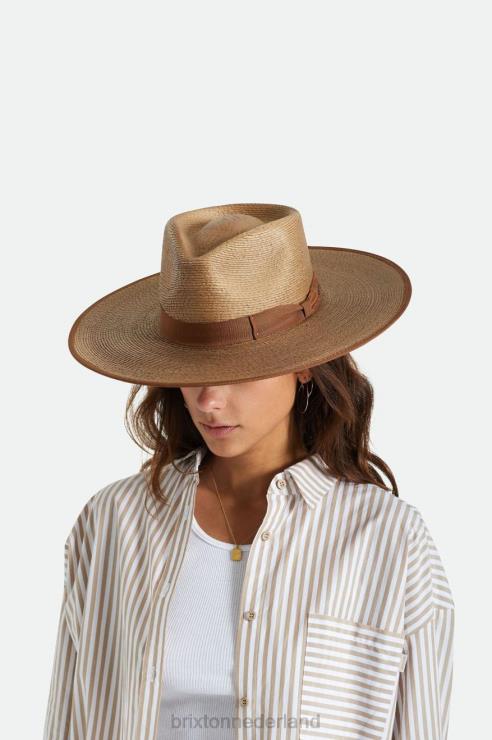 accessoires koffie/bruin gewone tripilla Brixton 0ZD0J520 vrouwen jo strohoed gelimiteerd