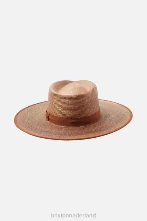accessoires koffie/bruin gewone tripilla Brixton 0ZD0J520 vrouwen jo strohoed gelimiteerd