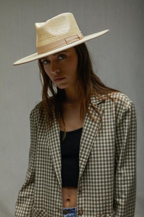 accessoires natuurlijk Brixton 0ZD0J518 vrouwen jo strooien rancher hoed