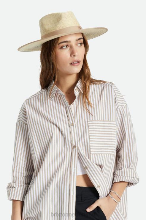 accessoires natuurlijk Brixton 0ZD0J518 vrouwen jo strooien rancher hoed