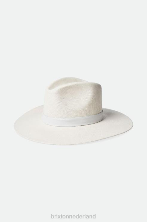 accessoires panama wit Brixton 0ZD0J499 vrouwen harper hoed van panama stro