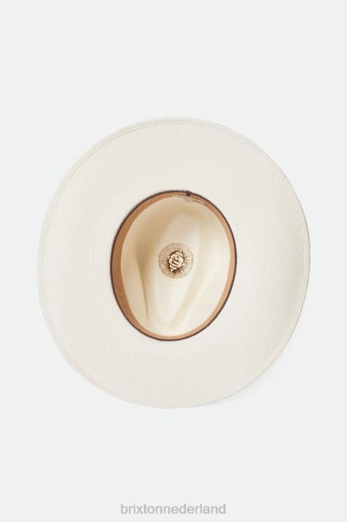 accessoires panama wit Brixton 0ZD0J499 vrouwen harper hoed van panama stro