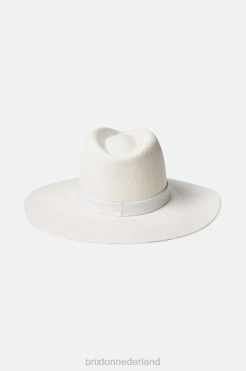 accessoires panama wit Brixton 0ZD0J499 vrouwen harper hoed van panama stro