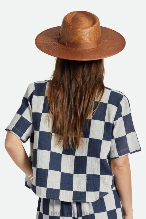 accessoires roest gewone tripilla Brixton 0ZD0J508 vrouwen jo strohoed gelimiteerd