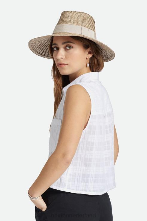 accessoires rook grijs Brixton 0ZD0J515 vrouwen joanna hoed