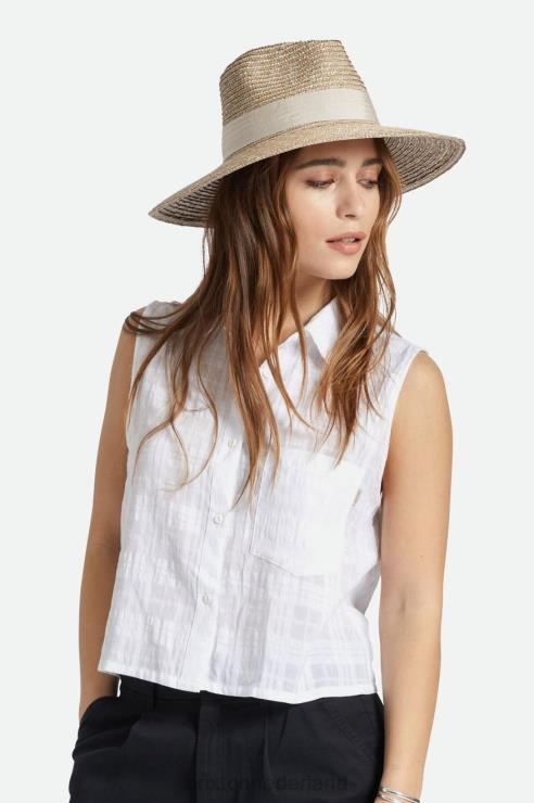 accessoires rook grijs Brixton 0ZD0J515 vrouwen joanna hoed