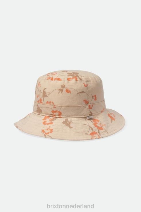 accessoires witte pet Brixton 0ZD0J535 vrouwen petra opvouwbare vissershoed